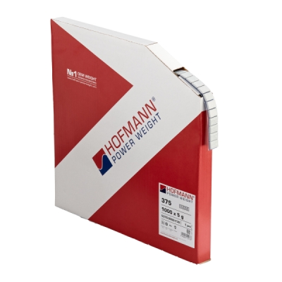 Hofmann Power Weight 5375-0050-739 Lepící vyvažovací závaží HPW 375, 5kg, stříbro - pro litá kola