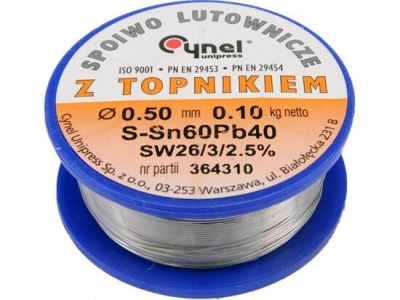 Vorel 76800 Cín (pájka) pájecí 0,5mm, 100g Sn60Pb40