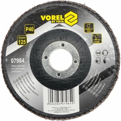 Vorel 07986 Kotouč brusný lamelový 125 mm P80