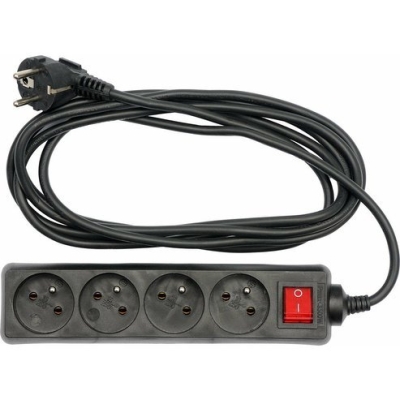 Vorel 72631 Kabel prodlužovací 3 m vypínač 4 zásuvky