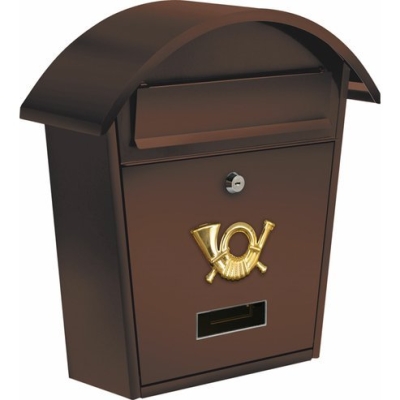 Vorel 78587 Poštovní schránka se stříškou oblou 380x320x105mm hnědá