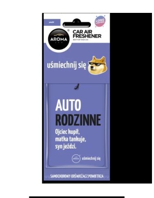 Aroma Car Závěsná vůně s Yoschi Usměj se!