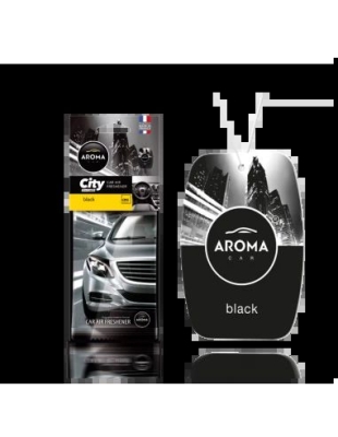 Aroma Car City Card - Black závěsná vůně
