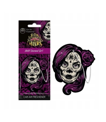 Aroma Car Dia de los muertos - Violet diamond girl závěsná vůně