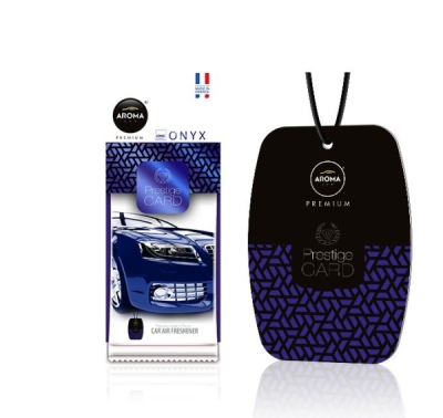 Aroma Car Prestige card - Onyx závěsná vůně