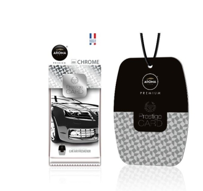 Aroma Car Prestige card - Chrome závěsná vůně