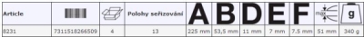 Bahco 8231 Stavitelné kleště