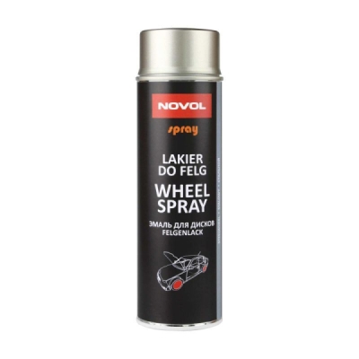 Novol 34112 Wheel Spray - Lak na ráfky, ocelový 500ml