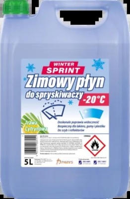 Parys Zimní kapalina do ostřikovačů -20°C, citrónová tráva 5L