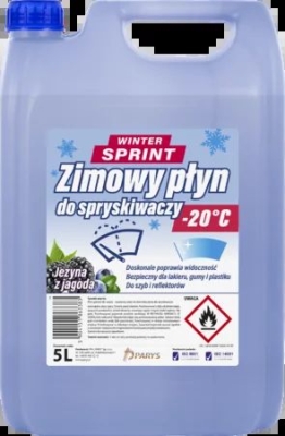 Parys Zimní kapalina do ostřikovačů -20°C, ostružina s borůvkou 5L