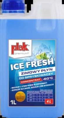 Plak Ice Fresh Zimní kapalina do ostřikovačů - koncentrát -60°C 1L