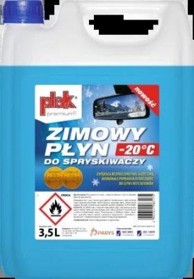 Plak Zimní kapalina do ostřikovačů -20°C 3,5L