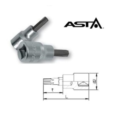 Asta 730220 Nástrčná hlavice Torx T20x37mm 1/4"
