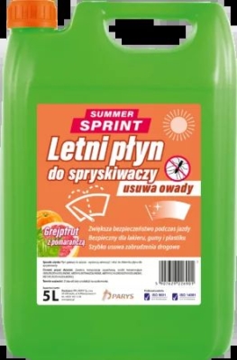 Parys Letní kapalina do ostřikovačů, grapefruit a pomeranč 5L