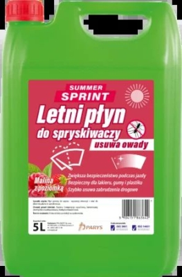 Parys Letní kapalina do ostřikovačů, malina s lesní jahodou 5L