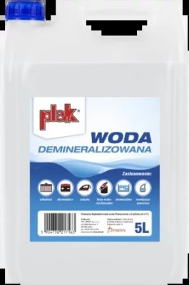 Plak Destilovaná voda 5L