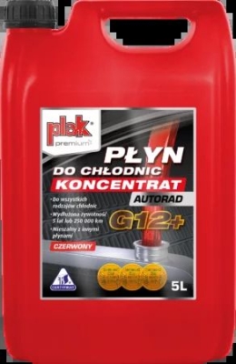 Plak AUTORAD Chladicí kapaliny G12+, koncentrát 5L