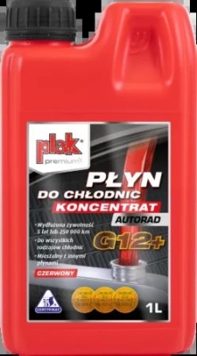Plak AUTORAD Chladicí kapaliny G12+, koncentrát 1L