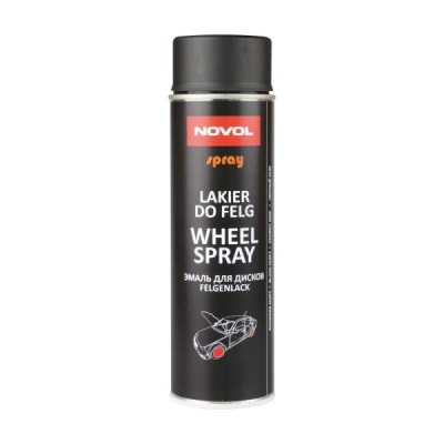 Novol Spray - Lak na disky, černý matný 500ml