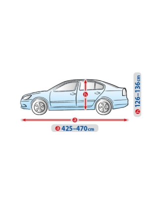 Ochranná plachta Basic Garage na automobil 5-3963-241-3021
