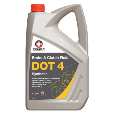 Comma Brake Fluid DOT 4 5L