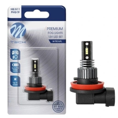 M-Tech Žárovka H11 12V 9.6W LED