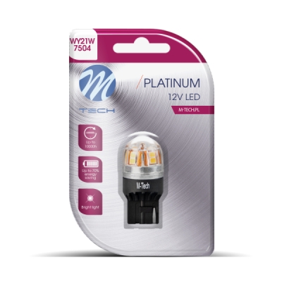 M-Tech Žárovka LED W21W T20 12/24V