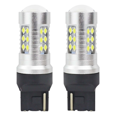 Amio 01173 Žárovky LED CANBUS 3030 24SMD T20 7440 W21W White 12V/24V