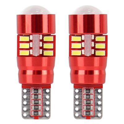 Amio 01446 Žárovka LED CANBUS 27SMD 3014 T10e (W5W) White 12V / 24V