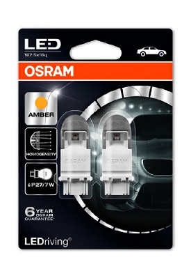 Osram 3557YE-02B Žárovka LED 12V P27/7W