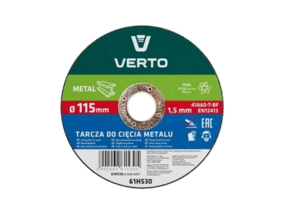 Verto 61H530 Řezný kotouč na kov 115x1,5x22mm