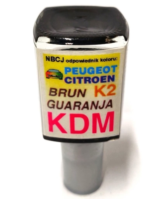 ARASYSTEM Lakovací tužka KDM Brun Guaranja Peugeot (2010-2017) 10 ml