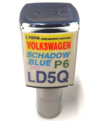 ARASYSTEM Lakovací tužka LD5Q - P6 Schadowblau - Shadow Blue VW (2002-2016) 10 ml