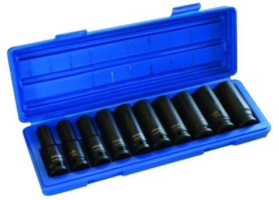 Asta 914010P-1 Kované nástrčné klíče 1/2", úderové hlavice dlouhé, sada 10 ks