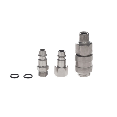 szybkozłączka 3 el. 1/4" zestaw 3 złączek gwintem 1/4"