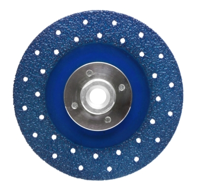 Diamantový kotouč 2v1, 125 mm, M14, pro řezání a broušení kamene a keramiky, TA1126