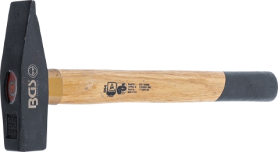 BGS 854, Zámečnické kladivo | dřevěná násada | DIN 1041 | 500 g