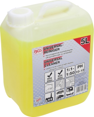 BGS 9380, Univerzální čisticí prostředek | 5 l | pro vysokotlaké a ultrazvukové čističe