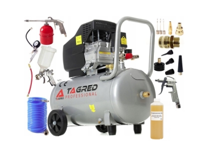 AKČNÍ SET SETTA301NM, Olejový kompresor 50l, 230V s příslušenstvím | 2800W