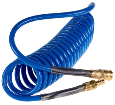 RQS 05-00-51, Spirálová polyuretanová pneumatická hadice 5m, 12x8 mm