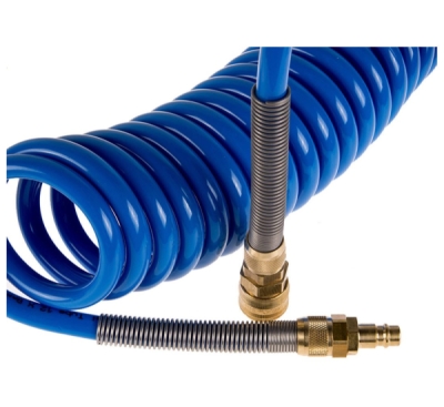 RQS 05-00-51, Spirálová polyuretanová pneumatická hadice 5m, 12x8 mm