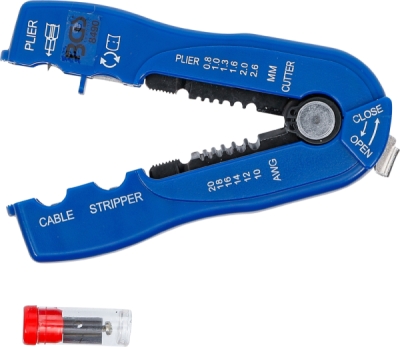 BGS 8490, Odizolační přípravek na drát/kabel "2 V 1" | 0,8 - 2,6 mm