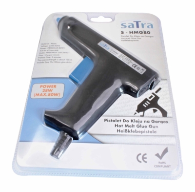SATRA S-HMG80, tavná pistole 80 W | elektrická tavná pistole s rychlým zahřátím---