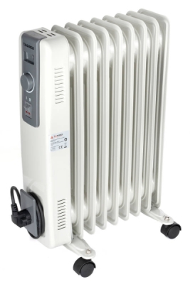 Tagred TA920, Elektrické olejové topení 2000W, 9 žeber, bílé