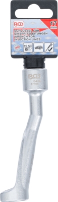 BGS 8434, Speciální klíč pro vstřikovací potrubí | pro BMW, Opel 2.5TD, Mercedes-Benz | 12,5 mm (1/2") | 17 mm