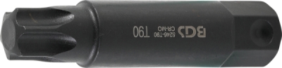 BGS 5246-T90, Bit | Délka 100 mm | pohon vnější šestihran 22 mm | T-profil (pro Torx) T90