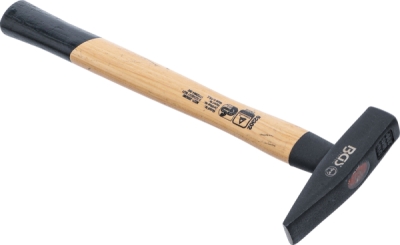 BGS 52302, Zámečnické kladivo | násada Hickory | DIN 1041 | 200 g