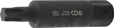 BGS 5246-T60, Bit | Délka 100 mm | pohon vnější šestihran 22 mm | T-profil (pro Torx) T60