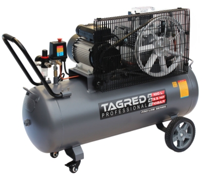 Tagred TA3390, Bezolejový kompresor s odlučovačem 100l, 230V, 3 písty, 3500W | 10 BAR