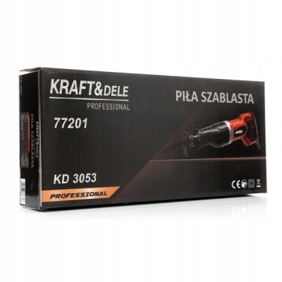 Kraft&Dele KD3053, Šavlová pila 2000W | 230 V, 0-2500 ot./min, 3 kg